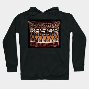 Attic Red-figure Kantharos Geometic Motif with Olives and Palmates Hoodie